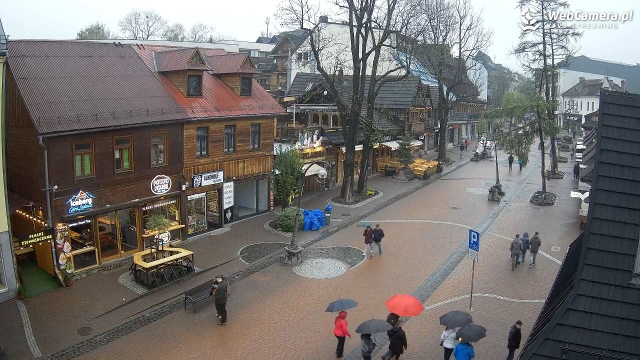 Krupówki Dolne - widok na deptak - 17 maj 2026, 17:00