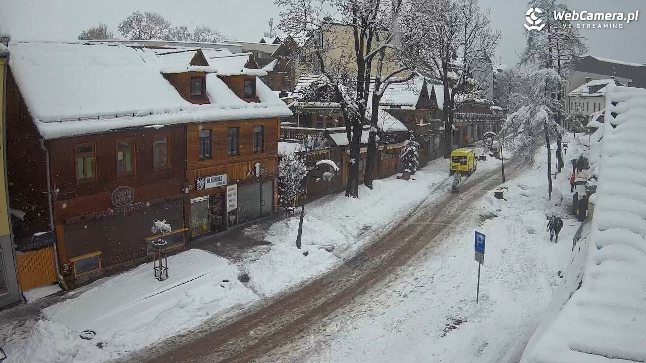 Krupówki Dolne - widok na deptak - 31 marzec 2026, 11:20