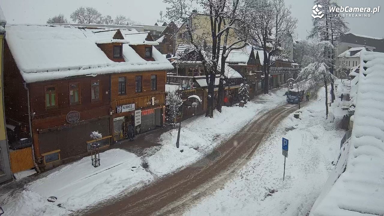 Krupówki Dolne - widok na deptak - 31 marzec 2026, 12:00