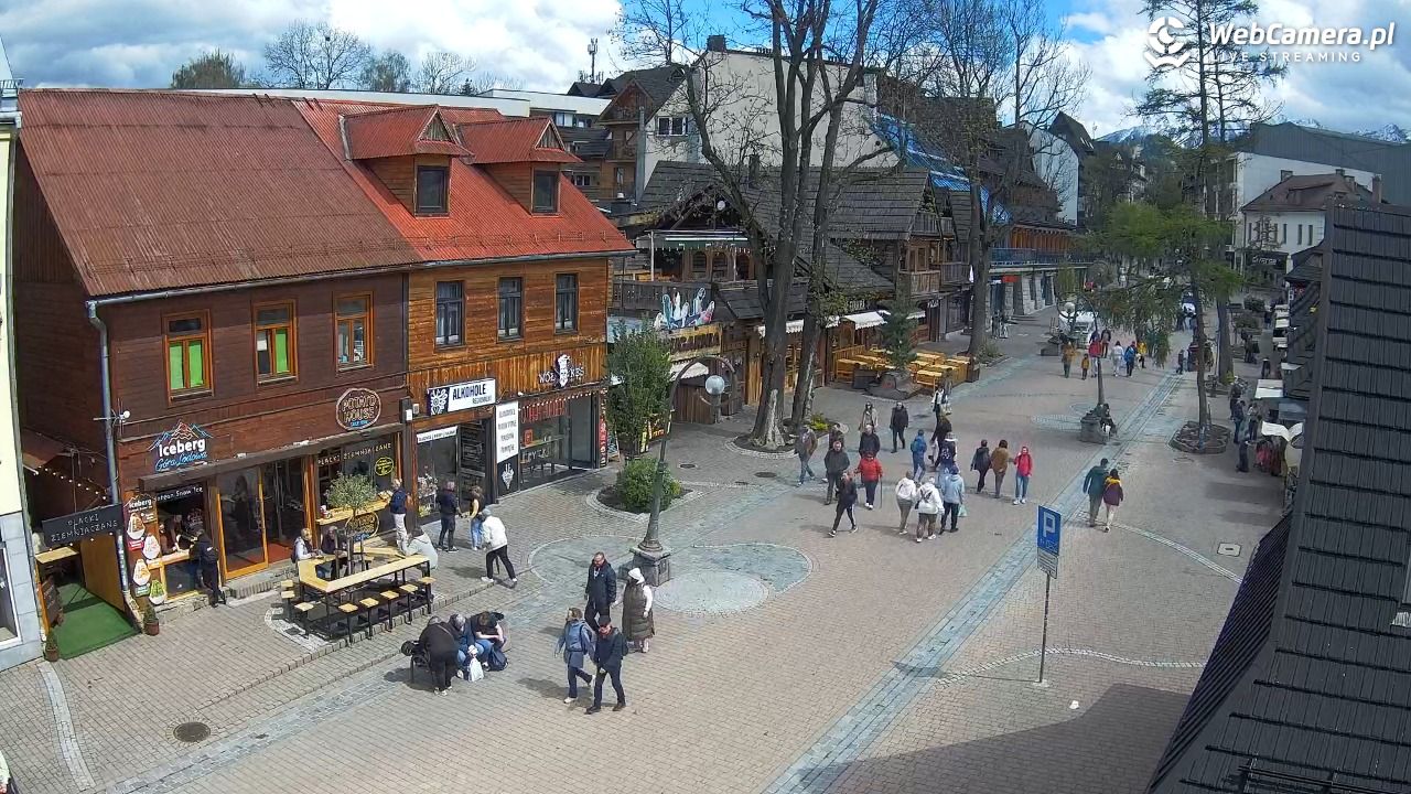 Krupówki Dolne - widok na deptak - 15 maj 2026, 14:20