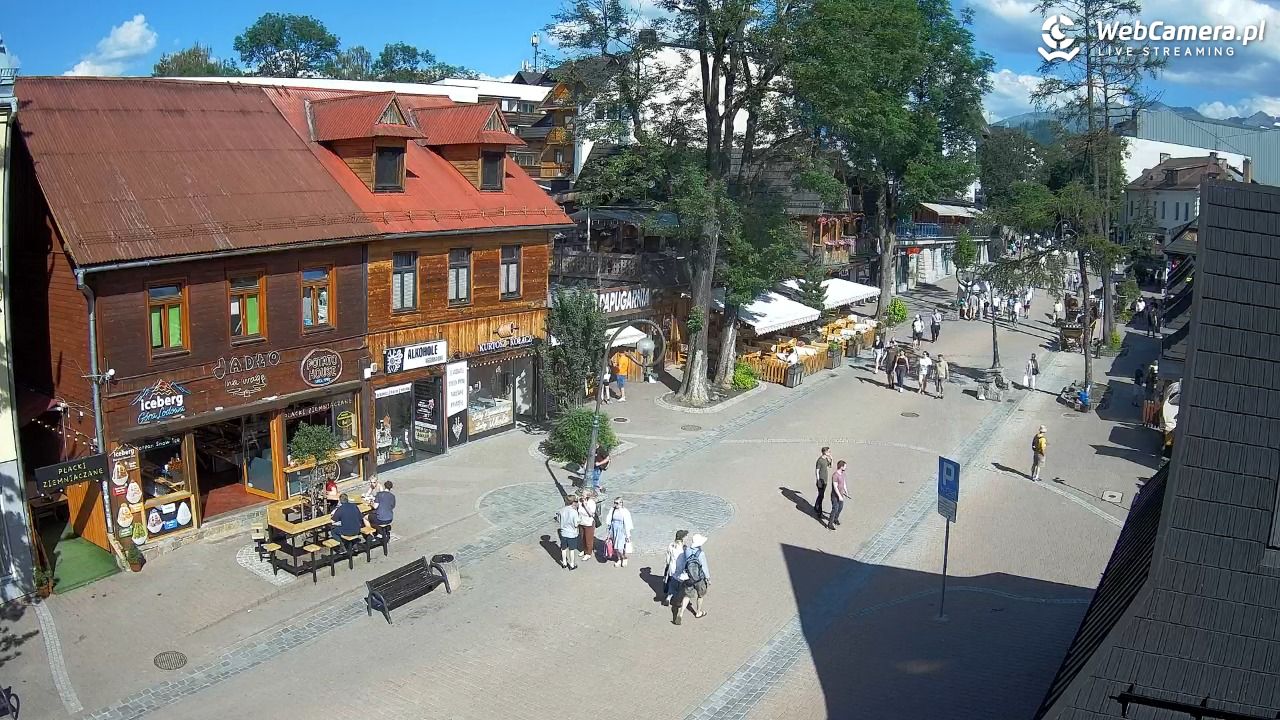 Krupówki Dolne - widok na deptak - 25 czerwiec 2026, 16:33