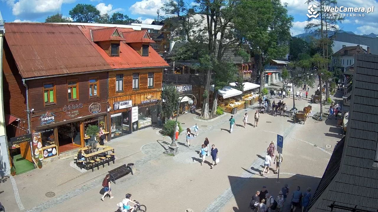 Krupówki Dolne - widok na deptak - 25 czerwiec 2026, 15:47