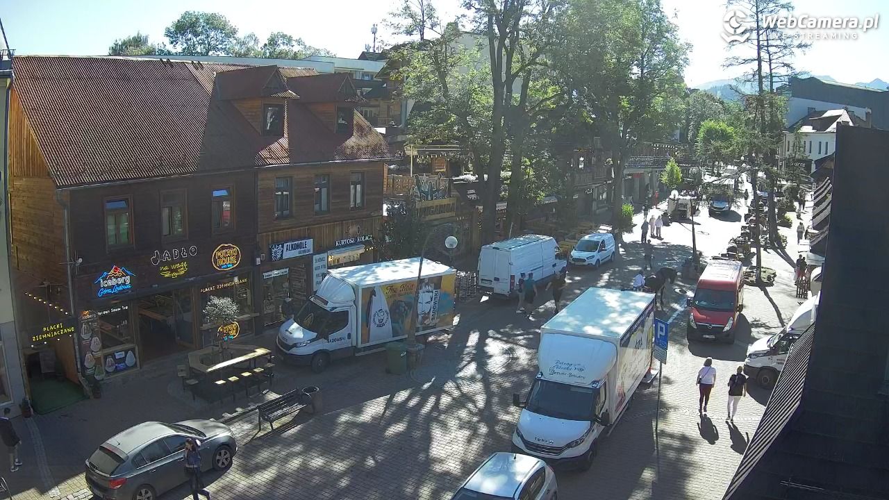 Krupówki Dolne - widok na deptak - 13 sierpień 2026, 09:30