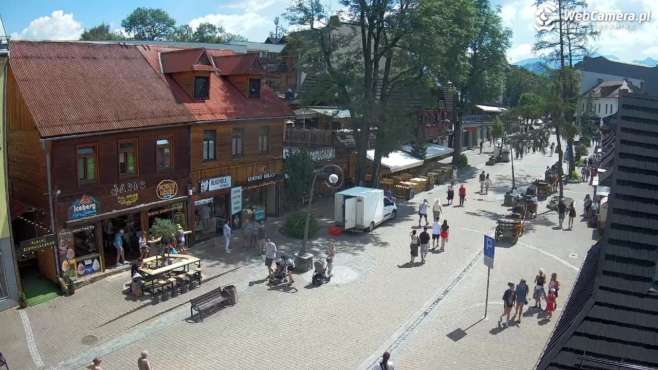 Krupówki Dolne - widok na deptak - 26 czerwiec 2026, 11:44