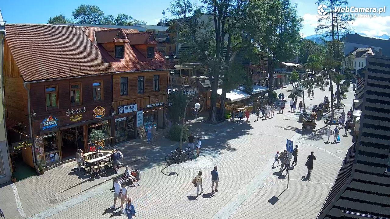 Krupówki Dolne - widok na deptak - 24 czerwiec 2026, 11:20