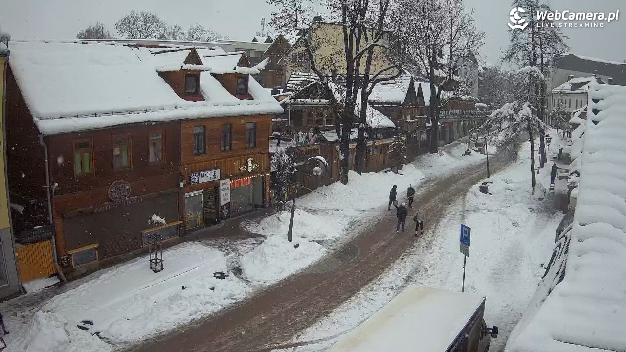 Krupówki Dolne - widok na deptak - 31 marzec 2026, 14:26