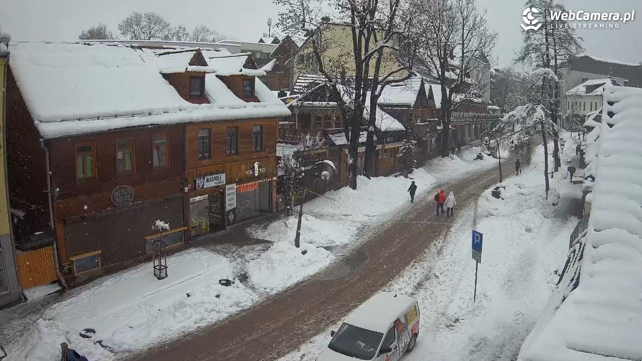 Krupówki Dolne - widok na deptak - 31 marzec 2026, 14:21