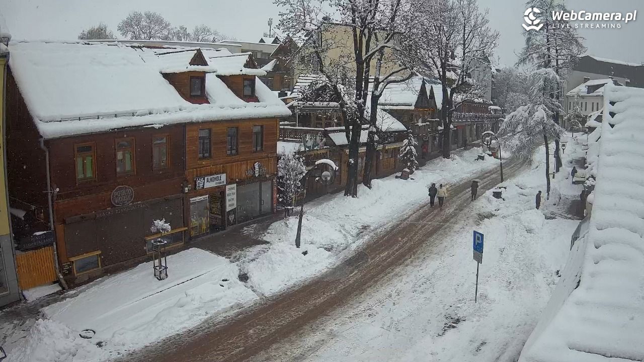 Krupówki Dolne - widok na deptak - 31 marzec 2026, 11:01