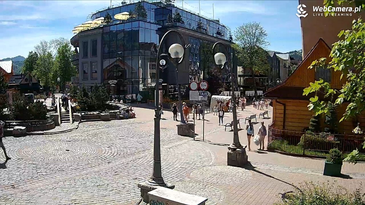Widok na Krupówki w Zakopanem - 25 maj 2026, 14:44