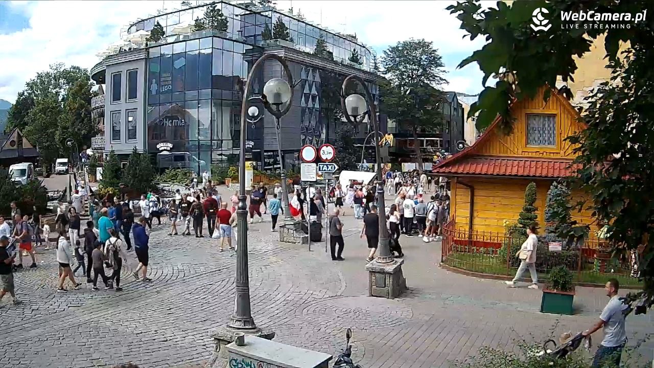 Widok na Krupówki w Zakopanem - 19 sierpień 2025, 11:54