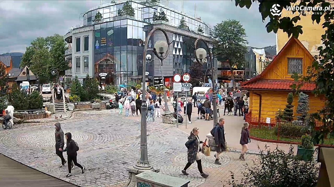 Widok na Krupówki w Zakopanem - 09 lipiec 2026, 16:01