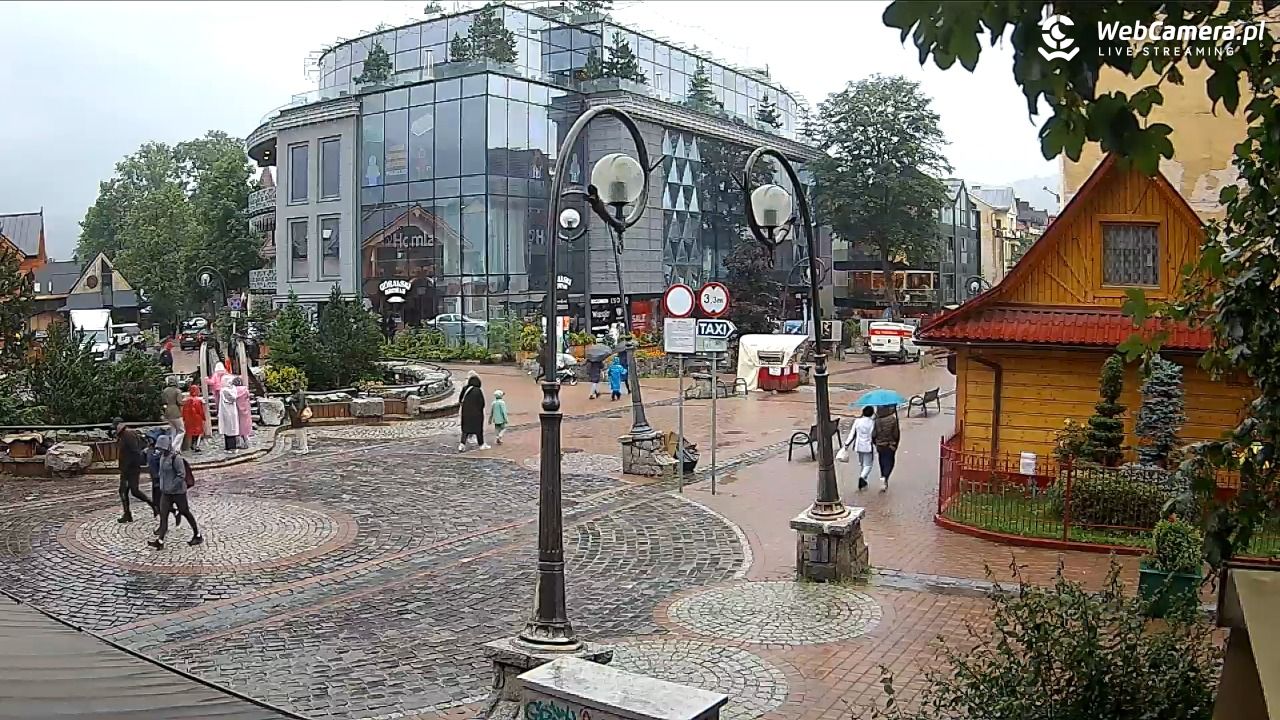 Widok na Krupówki w Zakopanem - 09 lipiec 2026, 14:46