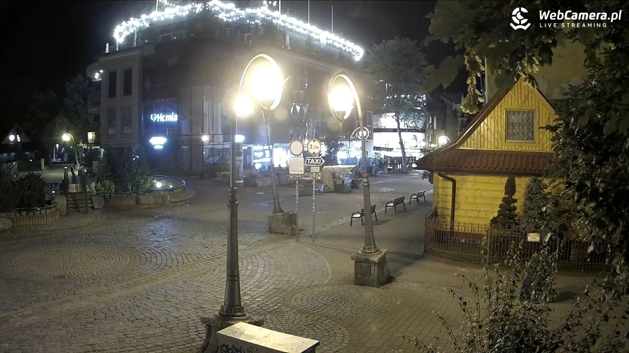 Widok na Krupówki w Zakopanem - 30 czerwiec 2025, 00:03