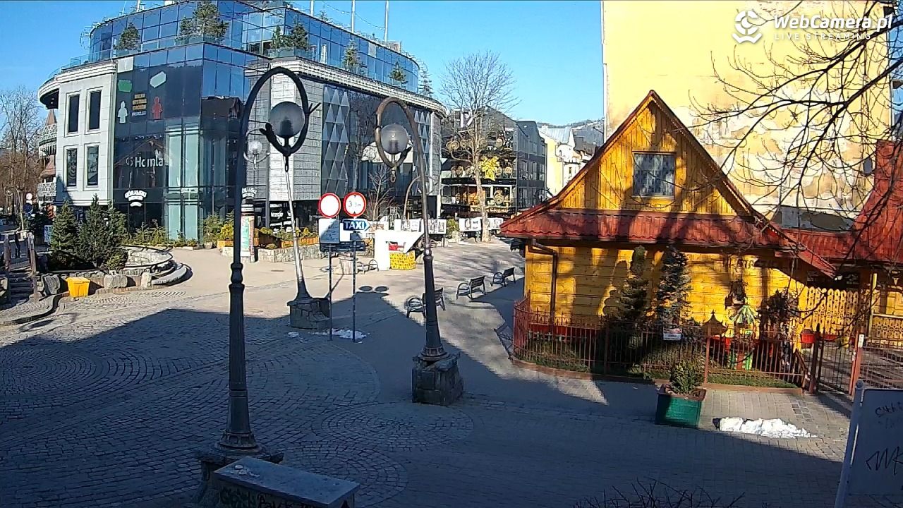 Widok na Krupówki w Zakopanem - 10 kwiecień 2026, 07:57