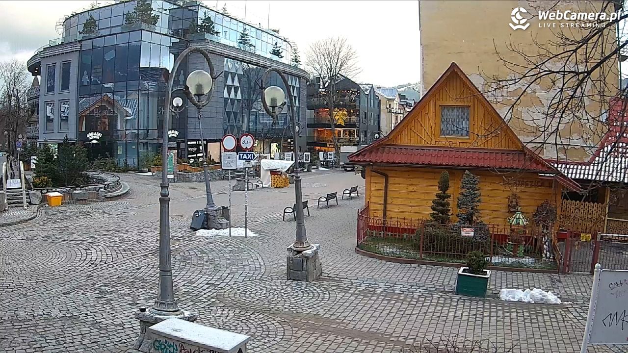 Widok na Krupówki w Zakopanem - 09 kwiecień 2026, 07:01