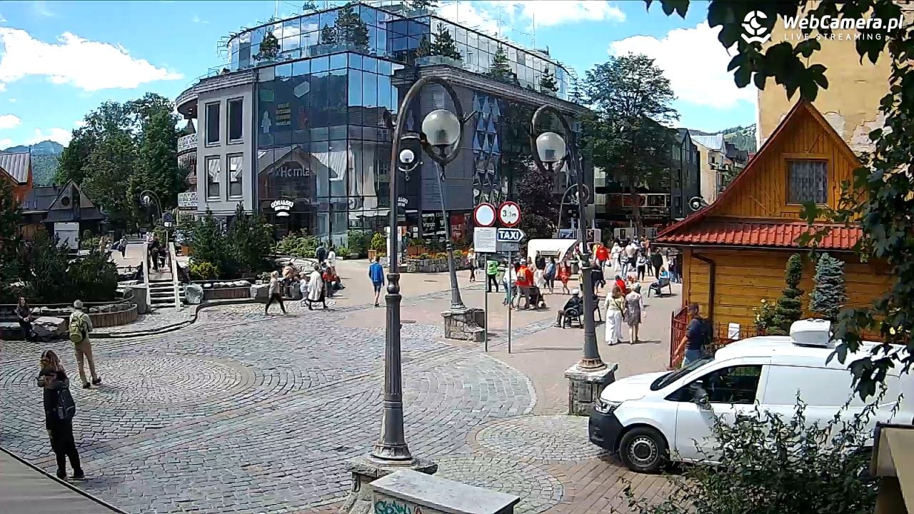 Widok na Krupówki w Zakopanem - 08 lipiec 2026, 12:31