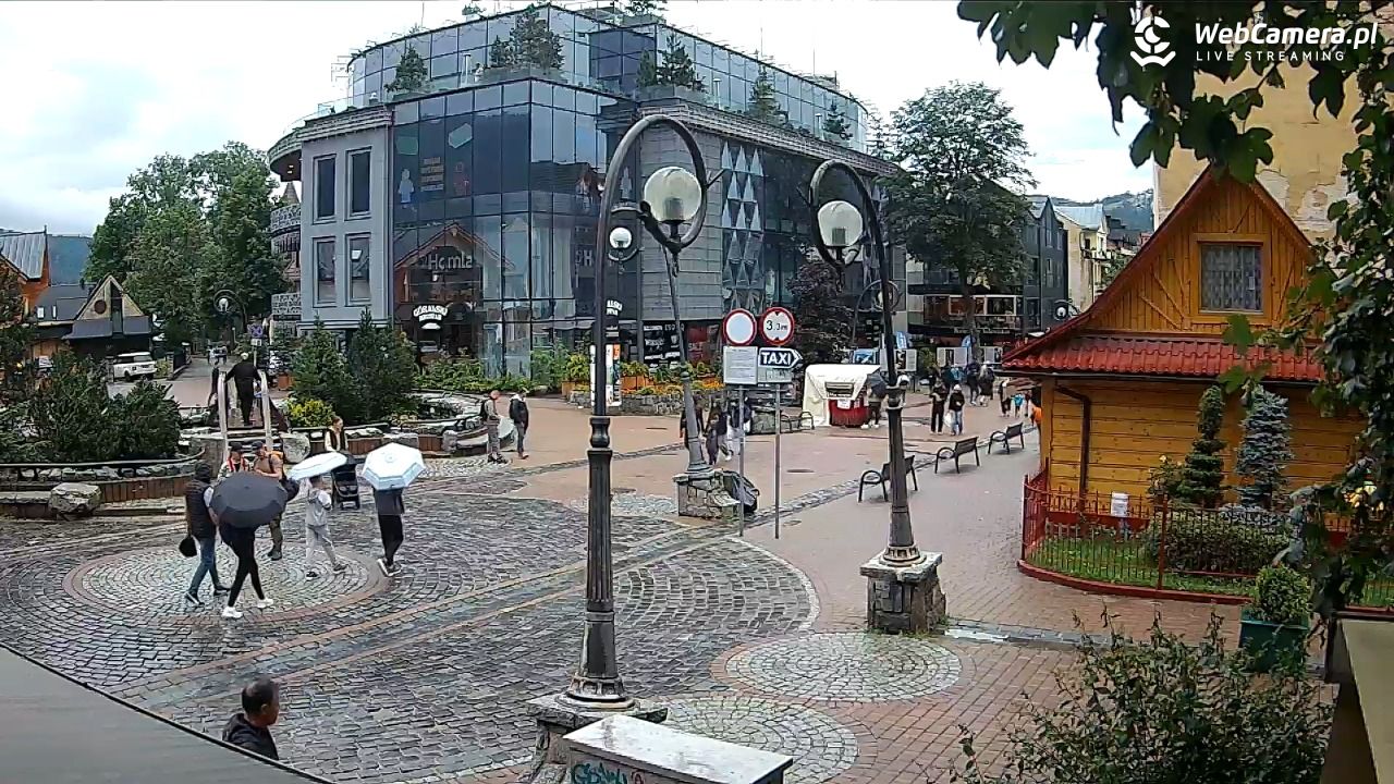 Widok na Krupówki w Zakopanem - 09 lipiec 2026, 13:24