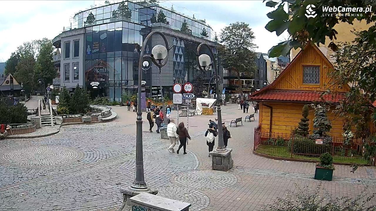 Widok na Krupówki w Zakopanem - 03 październik 2025, 12:45