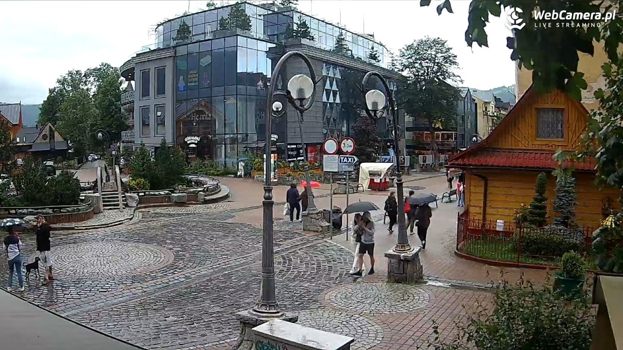 Widok na Krupówki w Zakopanem - 09 lipiec 2026, 11:16
