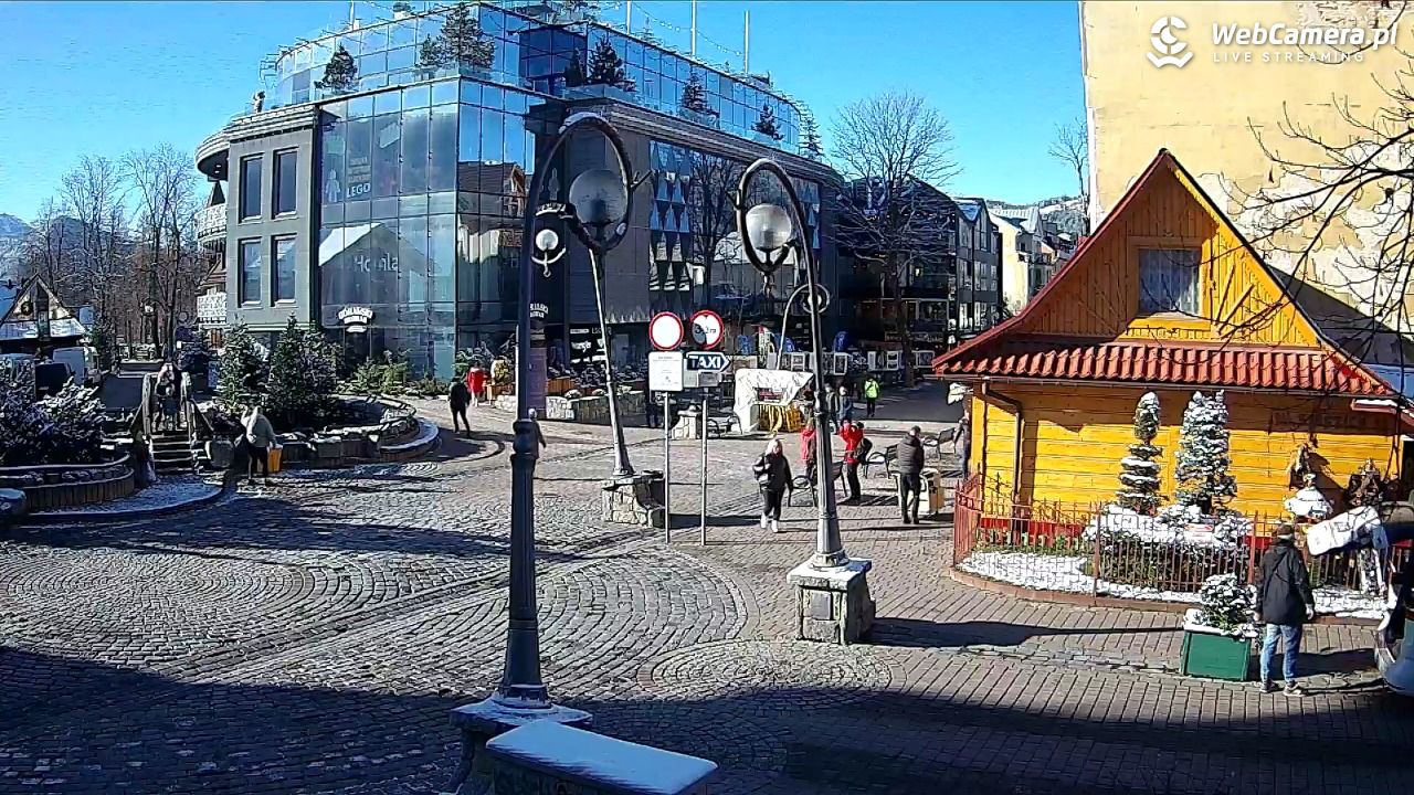 Widok na Krupówki w Zakopanem - 18 listopad 2025, 11:50