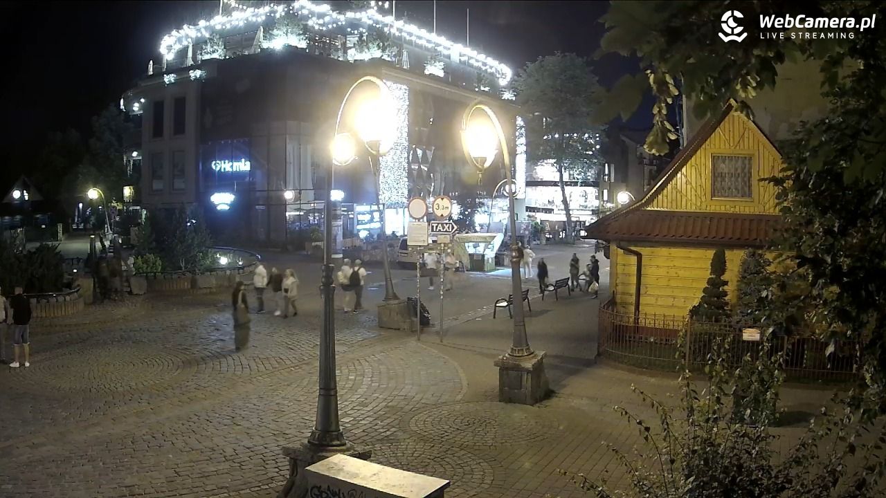 Widok na Krupówki w Zakopanem - 30 czerwiec 2025, 22:24