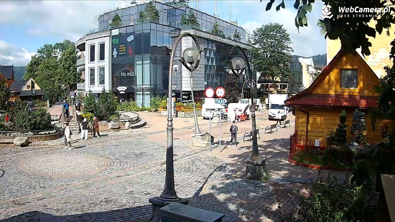 Widok na Krupówki w Zakopanem - 09 lipiec 2026, 09:13
