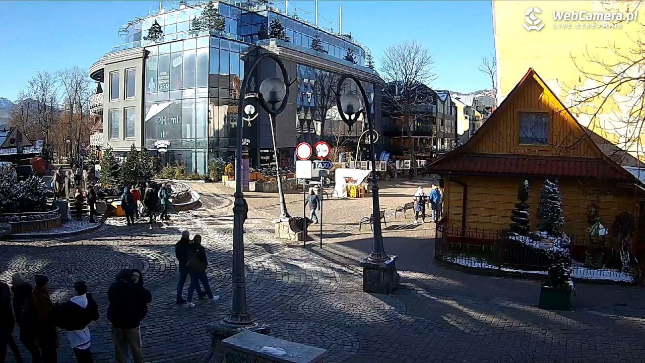 Widok na Krupówki w Zakopanem - 19 listopad 2025, 10:40