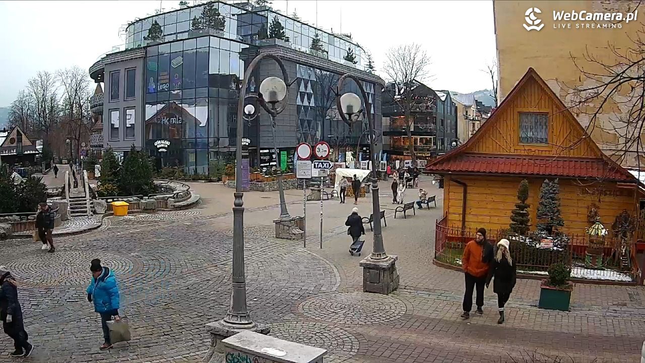 Widok na Krupówki w Zakopanem - 20 listopad 2025, 14:12