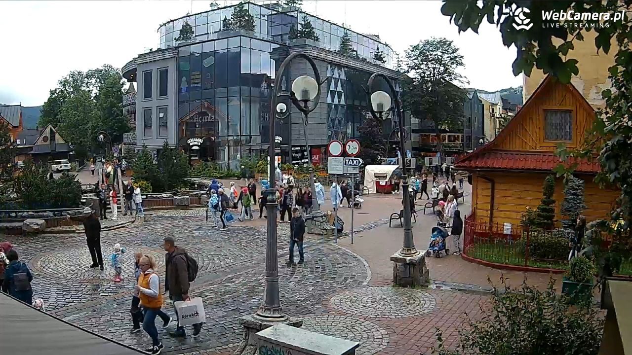 Widok na Krupówki w Zakopanem - 09 lipiec 2026, 13:30
