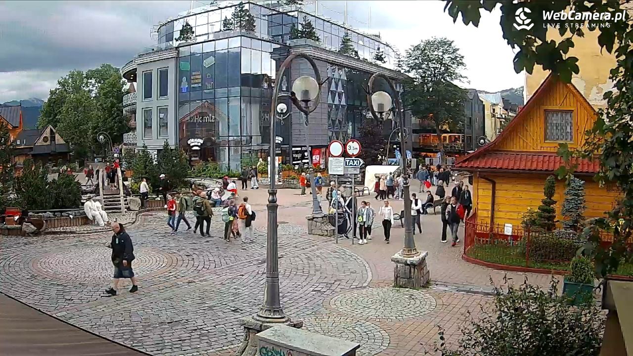 Widok na Krupówki w Zakopanem - 09 lipiec 2026, 17:07