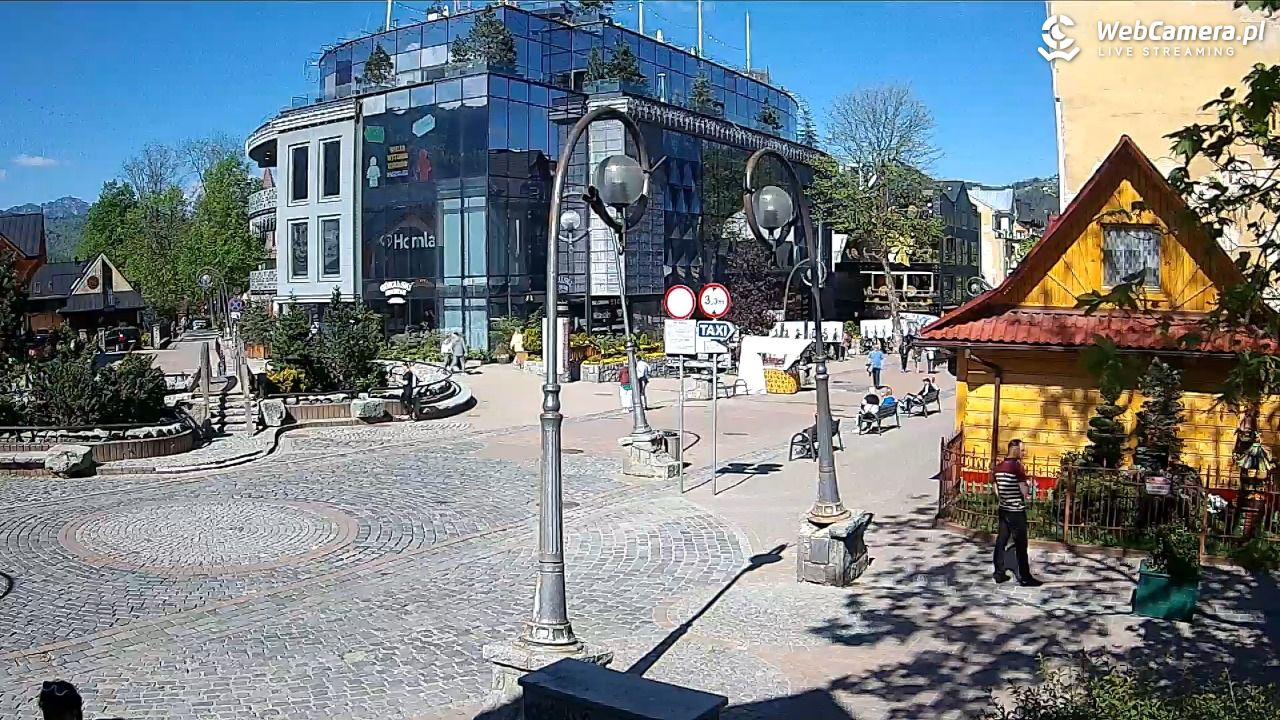 Widok na Krupówki w Zakopanem - 23 maj 2026, 09:38