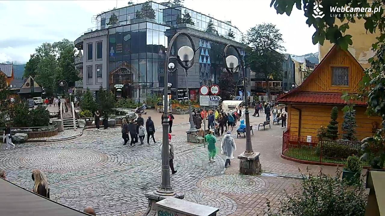 Widok na Krupówki w Zakopanem - 09 lipiec 2026, 13:44