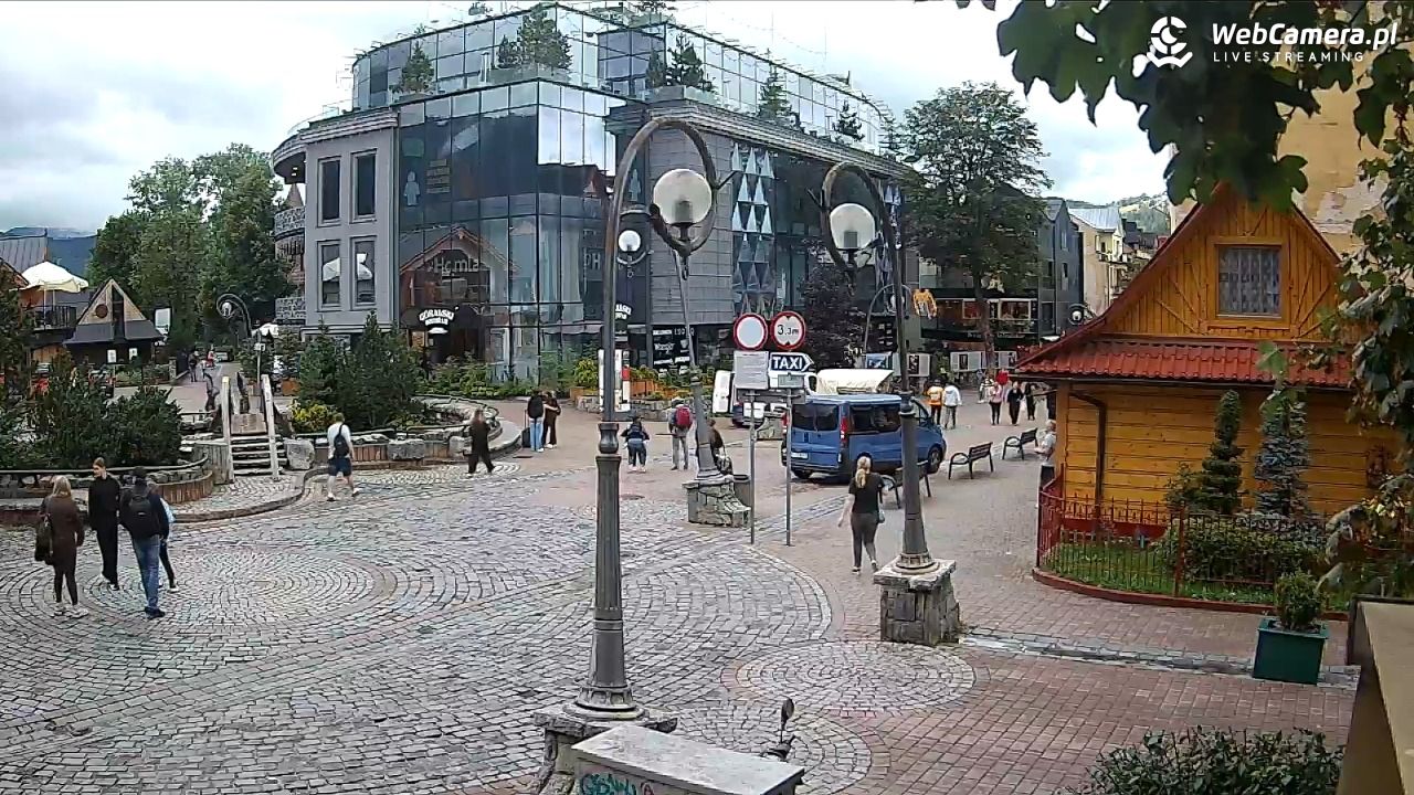 Widok na Krupówki w Zakopanem - 19 sierpień 2026, 09:48