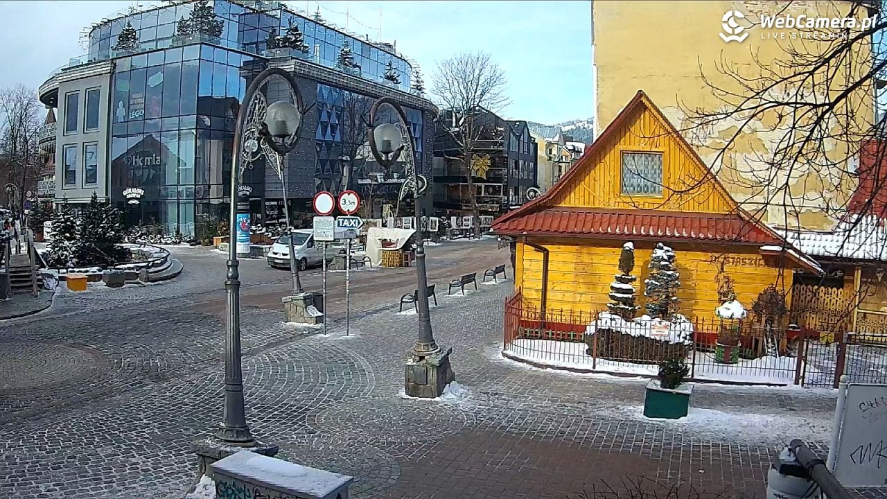 Widok na Krupówki w Zakopanem - 20 luty 2026, 09:14