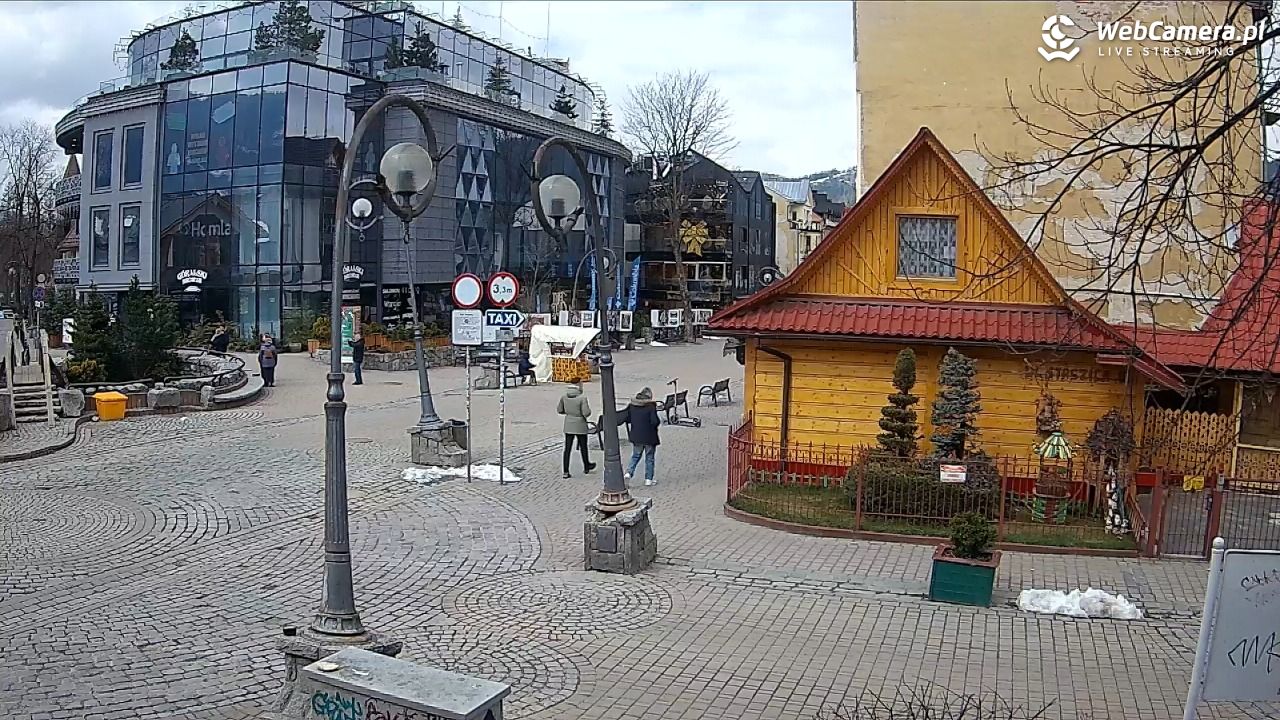 Widok na Krupówki w Zakopanem - 09 kwiecień 2026, 11:13