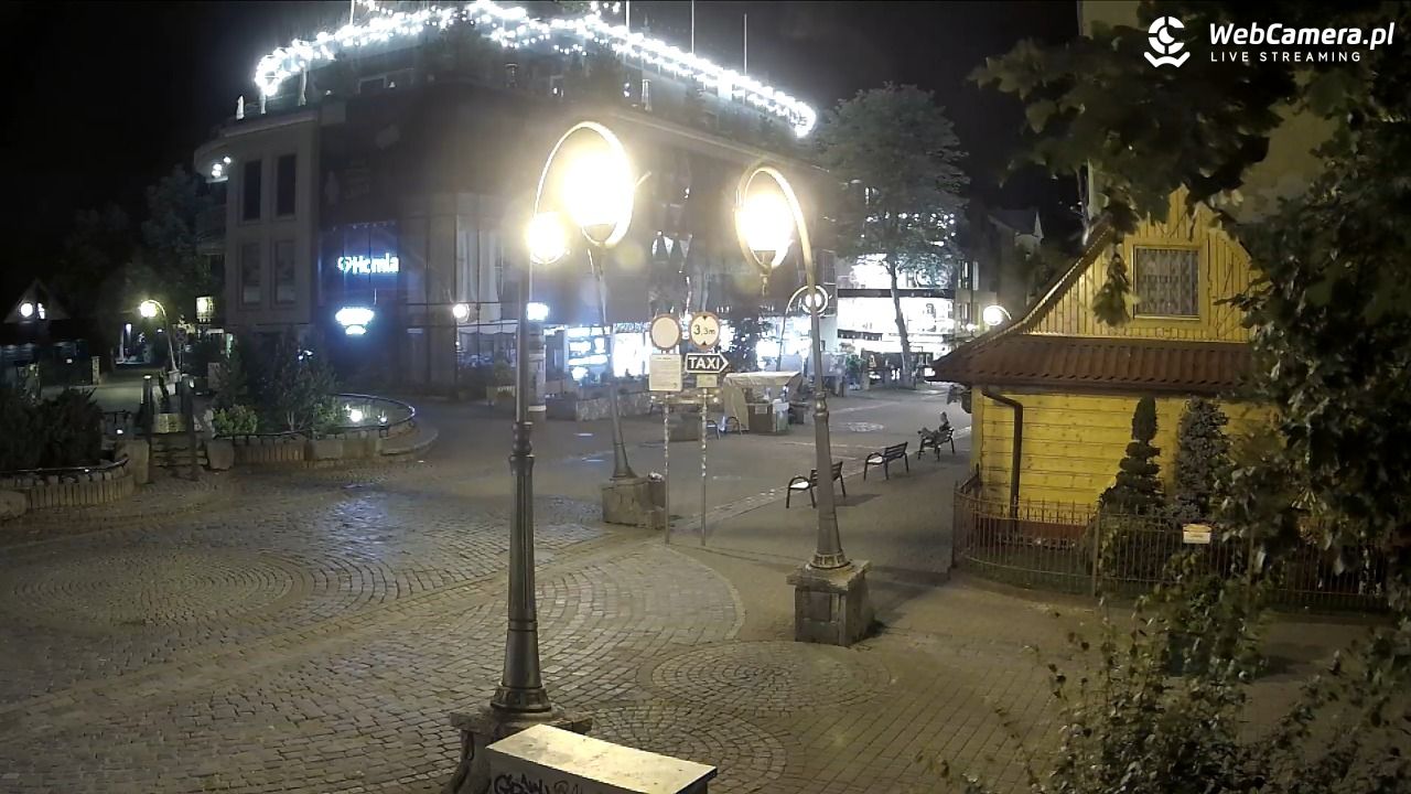 Widok na Krupówki w Zakopanem - 29 czerwiec 2025, 23:16