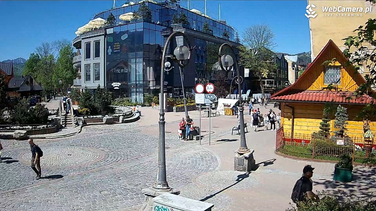 Widok na Krupówki w Zakopanem - 23 maj 2026, 10:58