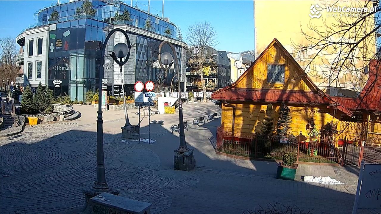 Widok na Krupówki w Zakopanem - 10 kwiecień 2026, 07:57