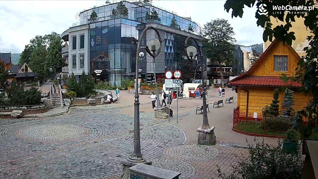 Widok na Krupówki w Zakopanem - 09 lipiec 2026, 09:21