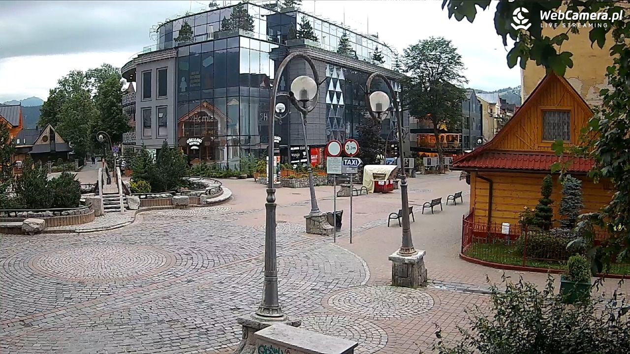 Widok na Krupówki w Zakopanem - 09 lipiec 2026, 06:54