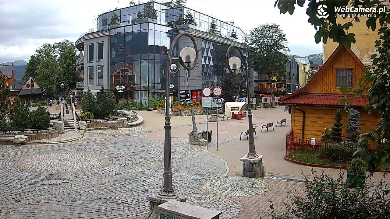 Widok na Krupówki w Zakopanem - 09 lipiec 2026, 07:04