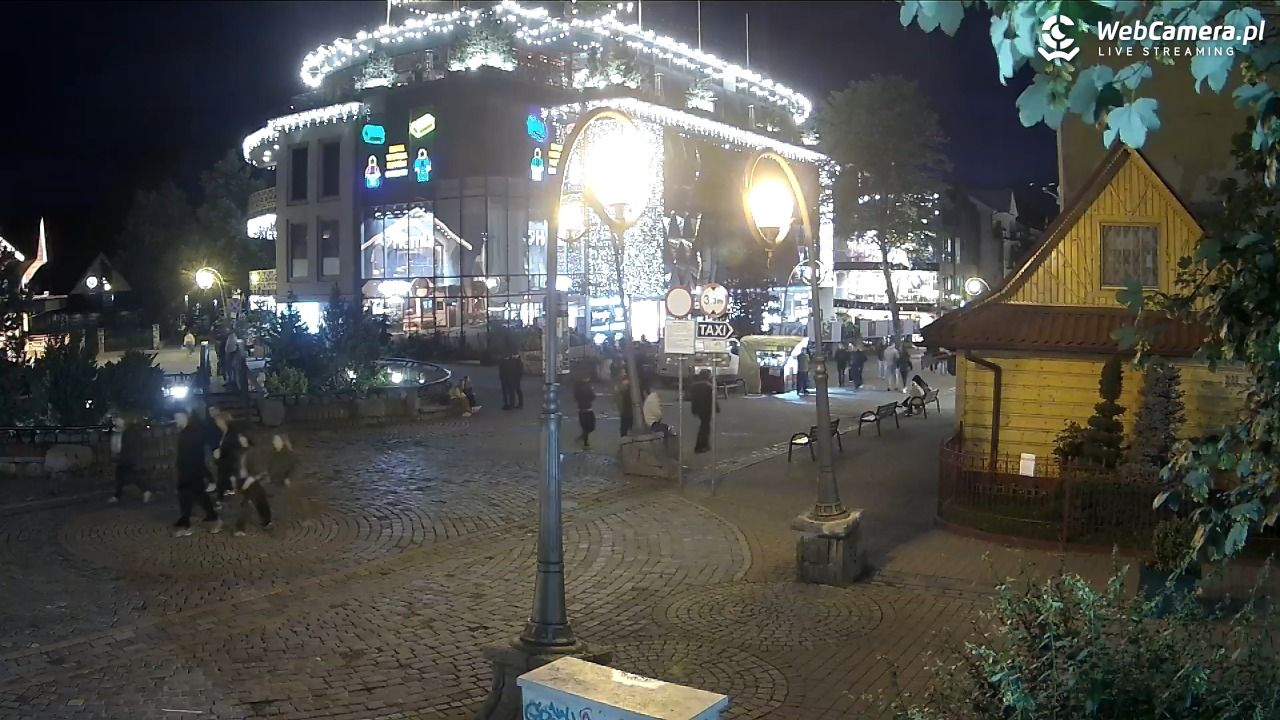 Widok na Krupówki w Zakopanem - 09 lipiec 2026, 21:43