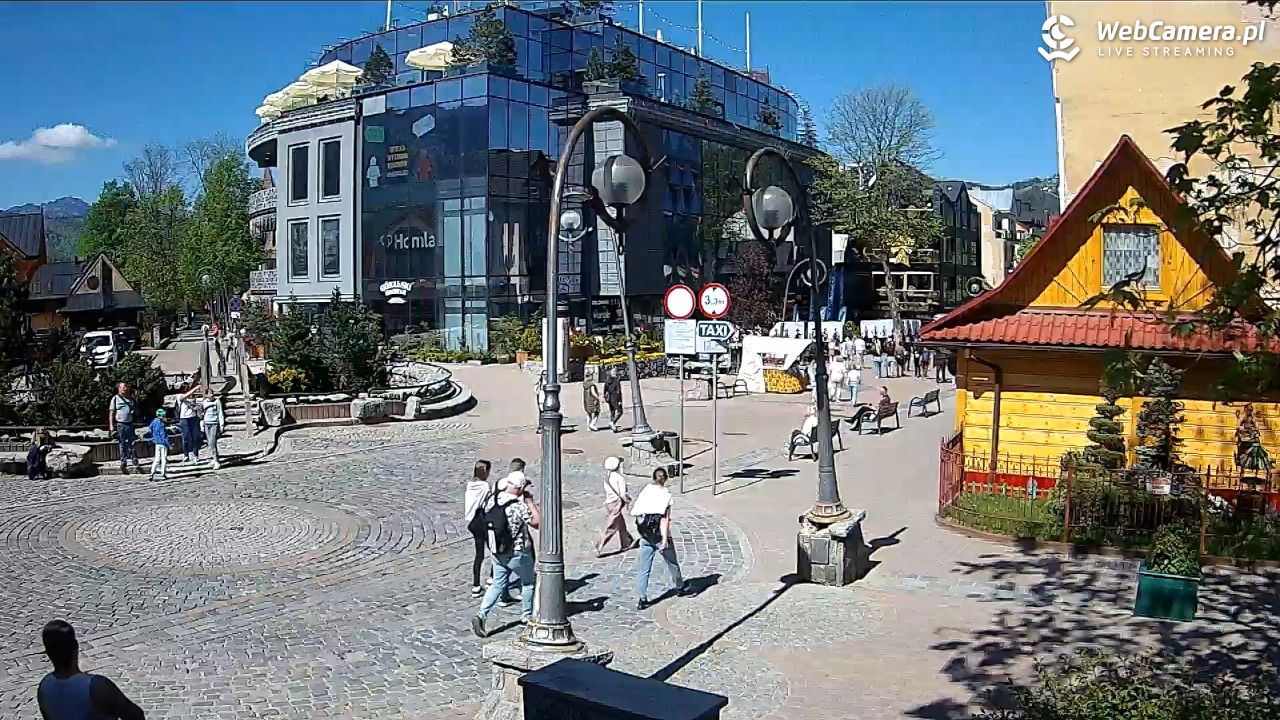 Widok na Krupówki w Zakopanem - 23 maj 2026, 10:16