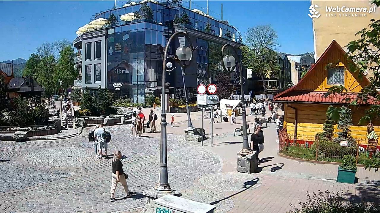 Widok na Krupówki w Zakopanem - 24 maj 2026, 11:25