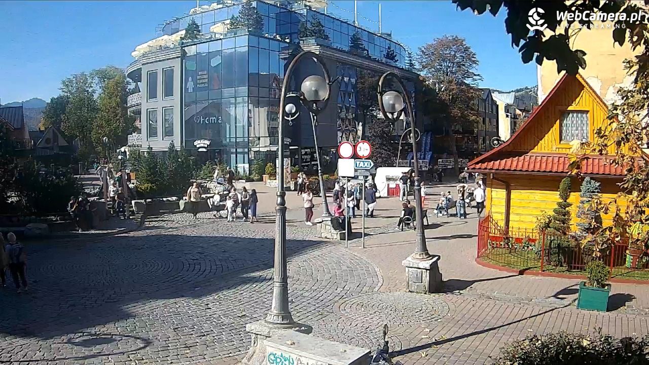 Widok na Krupówki w Zakopanem - 03 październik 2026, 09:21
