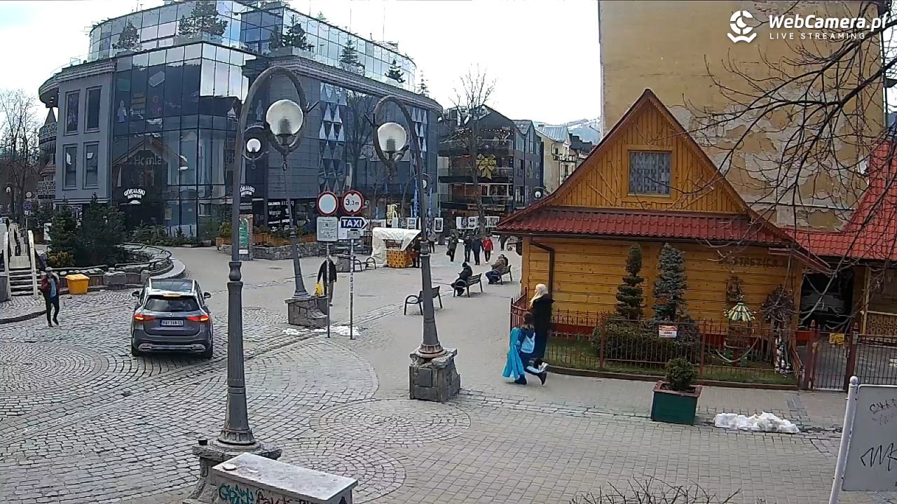 Widok na Krupówki w Zakopanem - 09 kwiecień 2026, 15:19