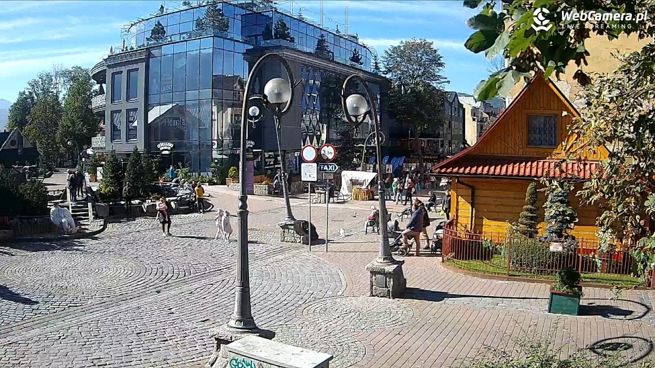 Widok na Krupówki w Zakopanem - 04 październik 2025, 13:08