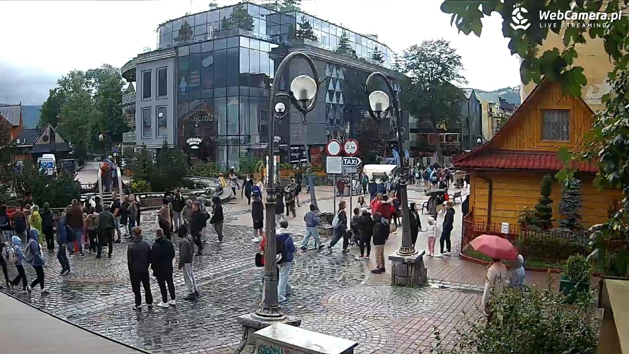 Widok na Krupówki w Zakopanem - 09 lipiec 2026, 16:28