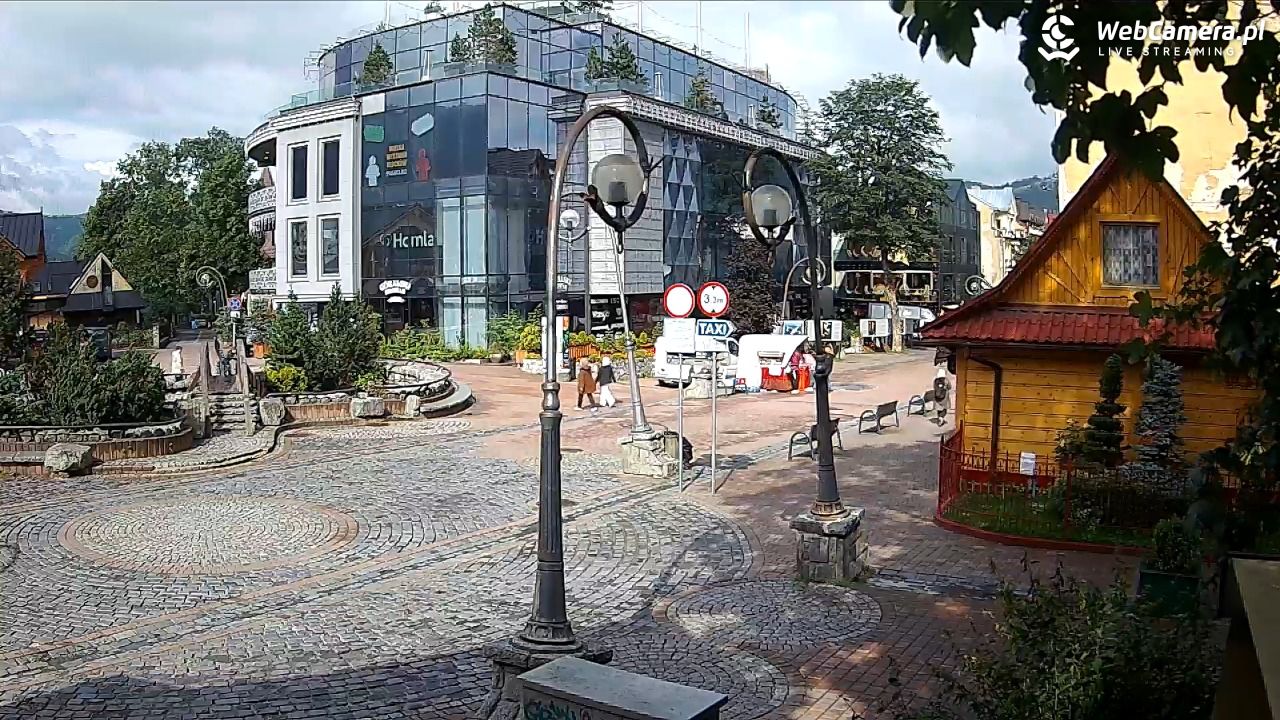 Widok na Krupówki w Zakopanem - 09 lipiec 2026, 09:05
