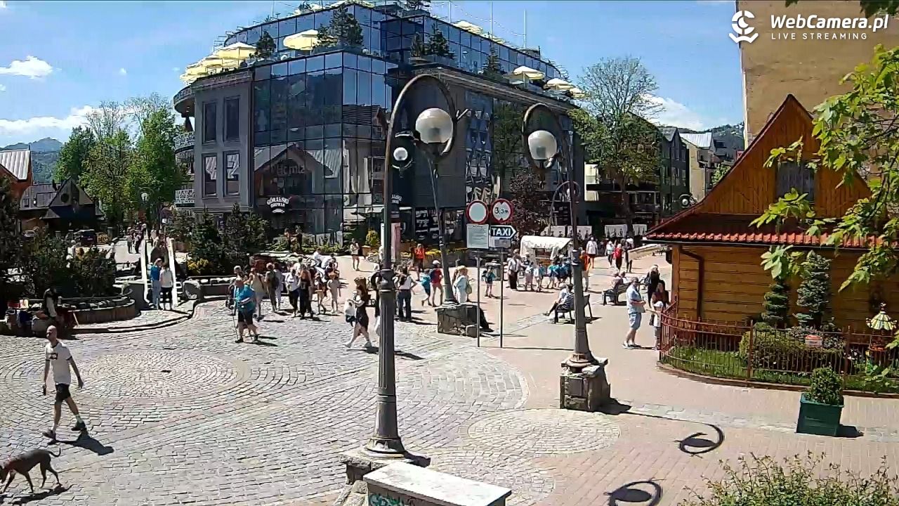 Widok na Krupówki w Zakopanem - 24 maj 2026, 13:23